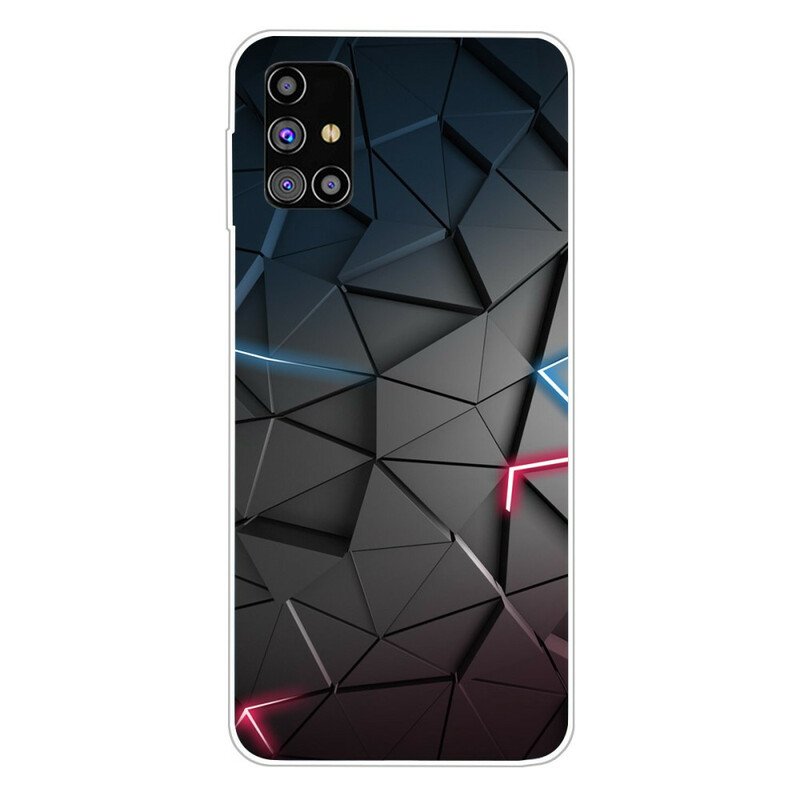 Etui do Samsung Galaxy M51 Elastyczna Geometria